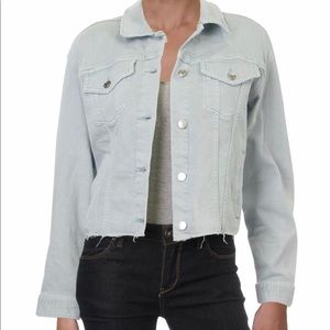 Ralph Lauren Cut-Off Light Wash Denim Jacket